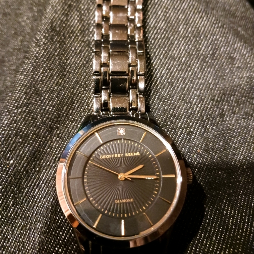 Geoffrey Beene Diamond watch